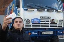 Гонщик Айрат Мардеев попал в автомобильную пробку в Екатеринбурге